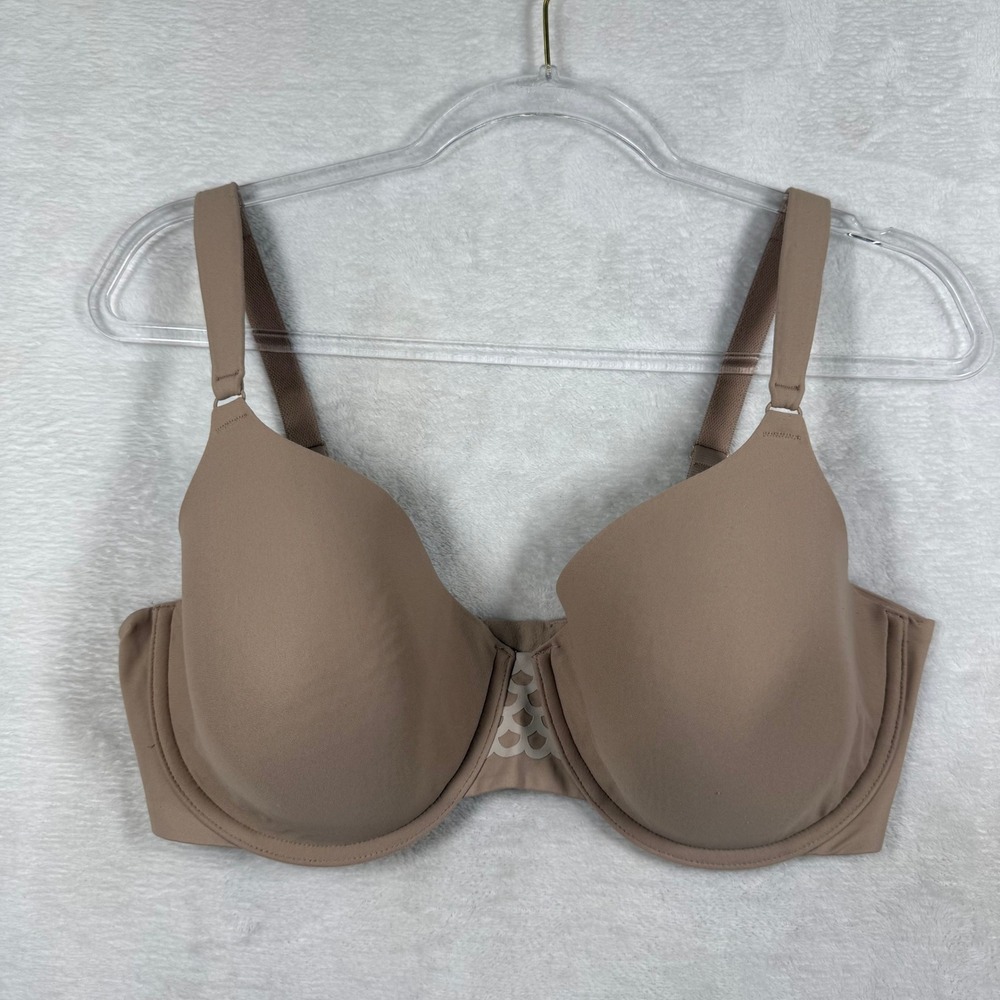 Olga 35145 Womens Tan Nude Underwire Full‎ Coverage T-Shirt Bra 38D